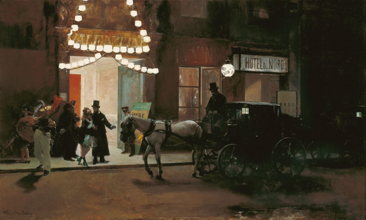 Saliendo del baile de máscaras de Raimundo de Madrazo y Garreta