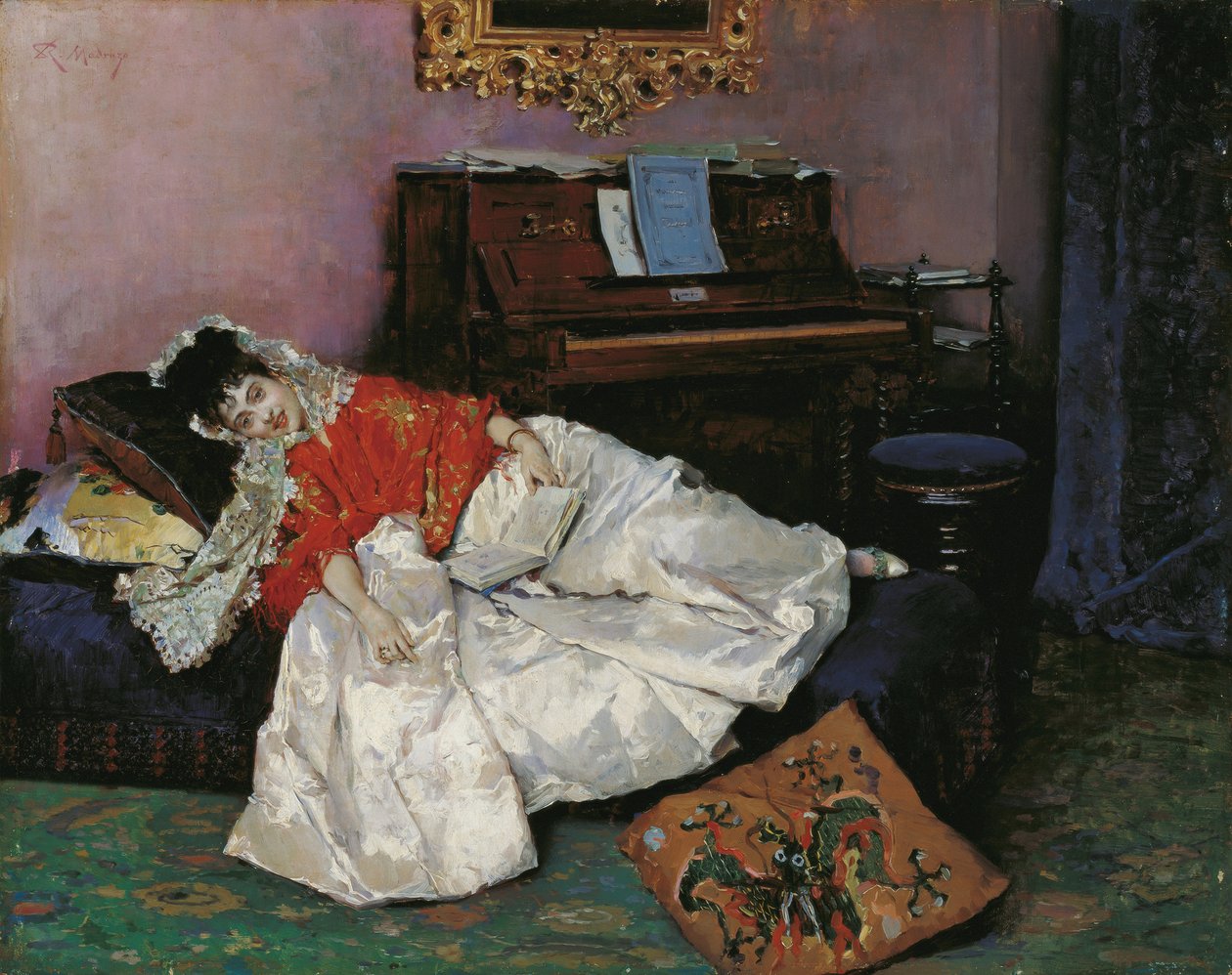 La lectura Aline Masson de Raimundo de Madrazo y Garreta
