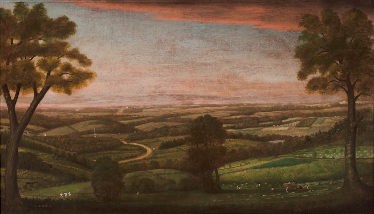 Mirando al este desde Denny Hill de Ralph Earl or Earle