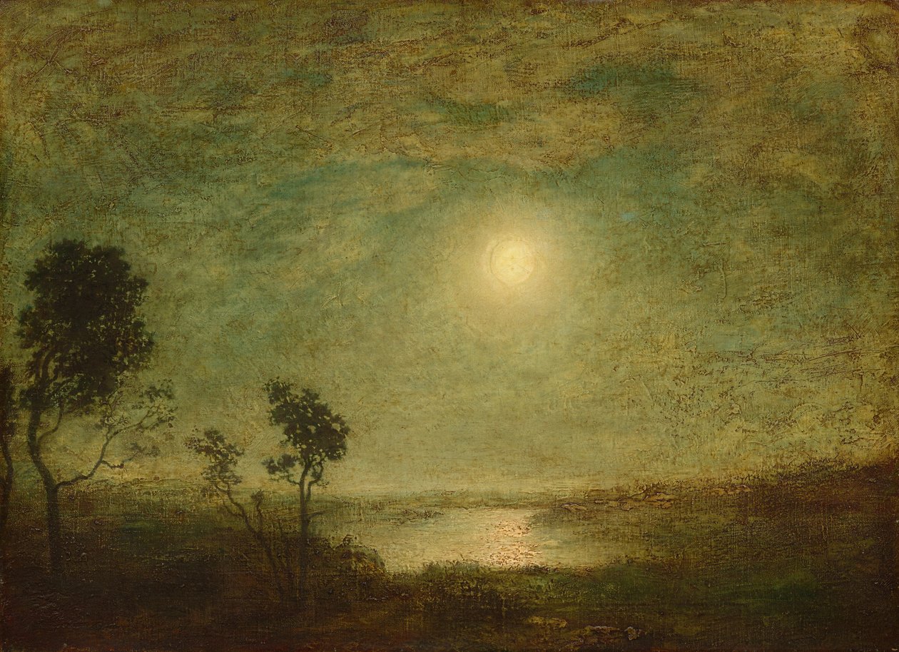 Luz de luna, 1886-1895 de Ralph Albert Blakelock