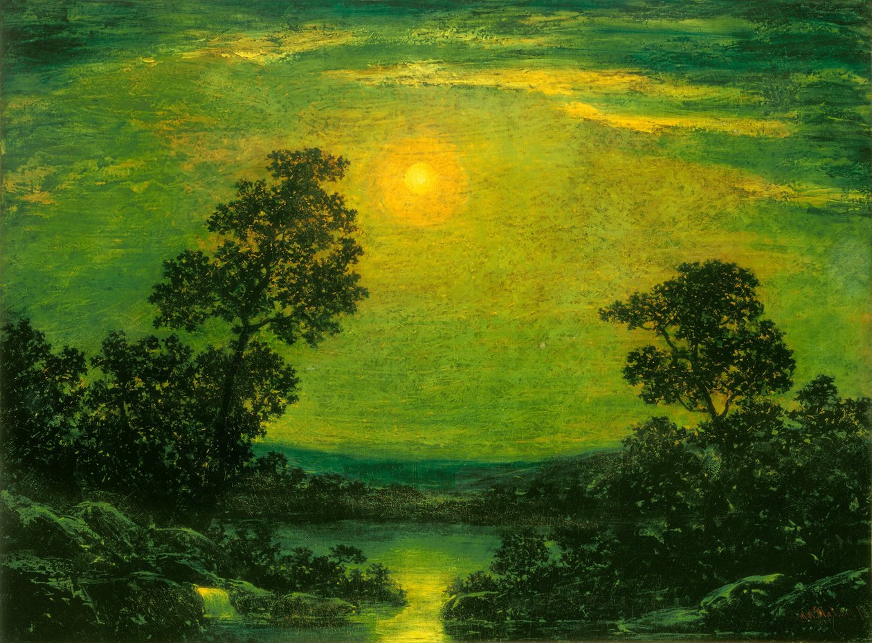 Luz de Luna, principios del siglo XX de Ralph Albert Blakelock
