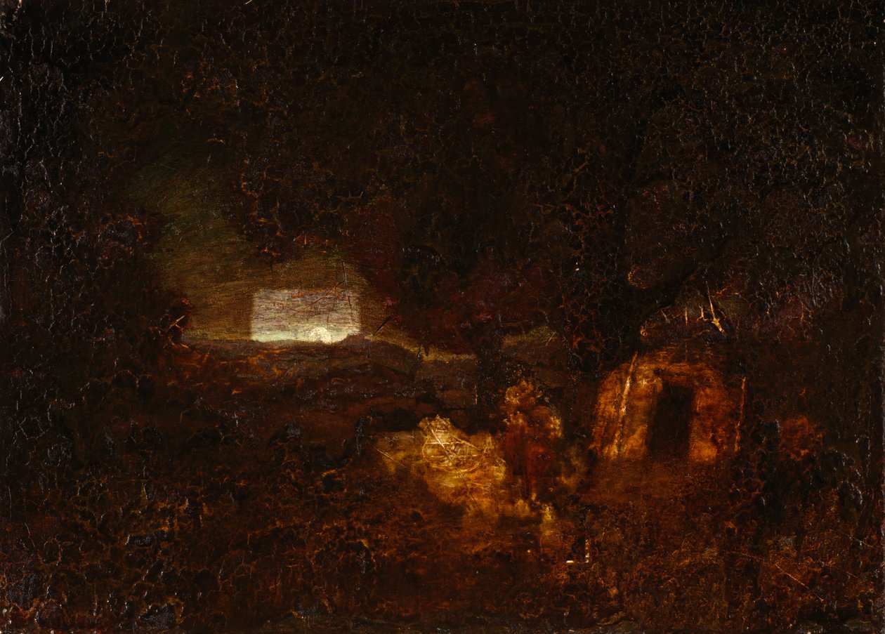 Los constructores de canoas, después de 1879 de Ralph Albert Blakelock