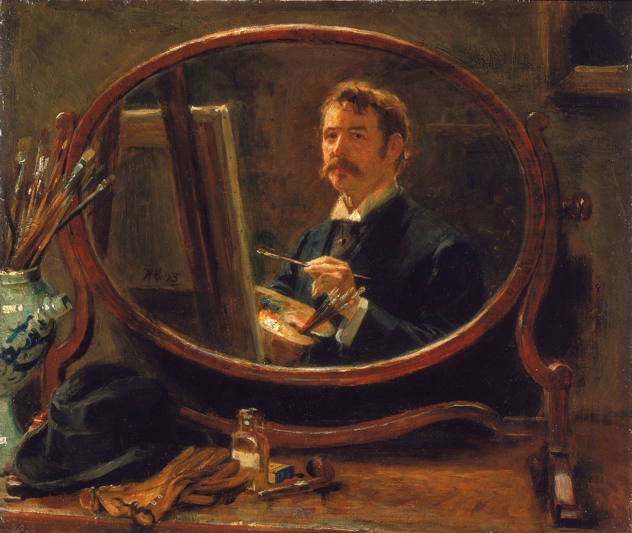 Autorretrato, 1895 de Ralph Hedley