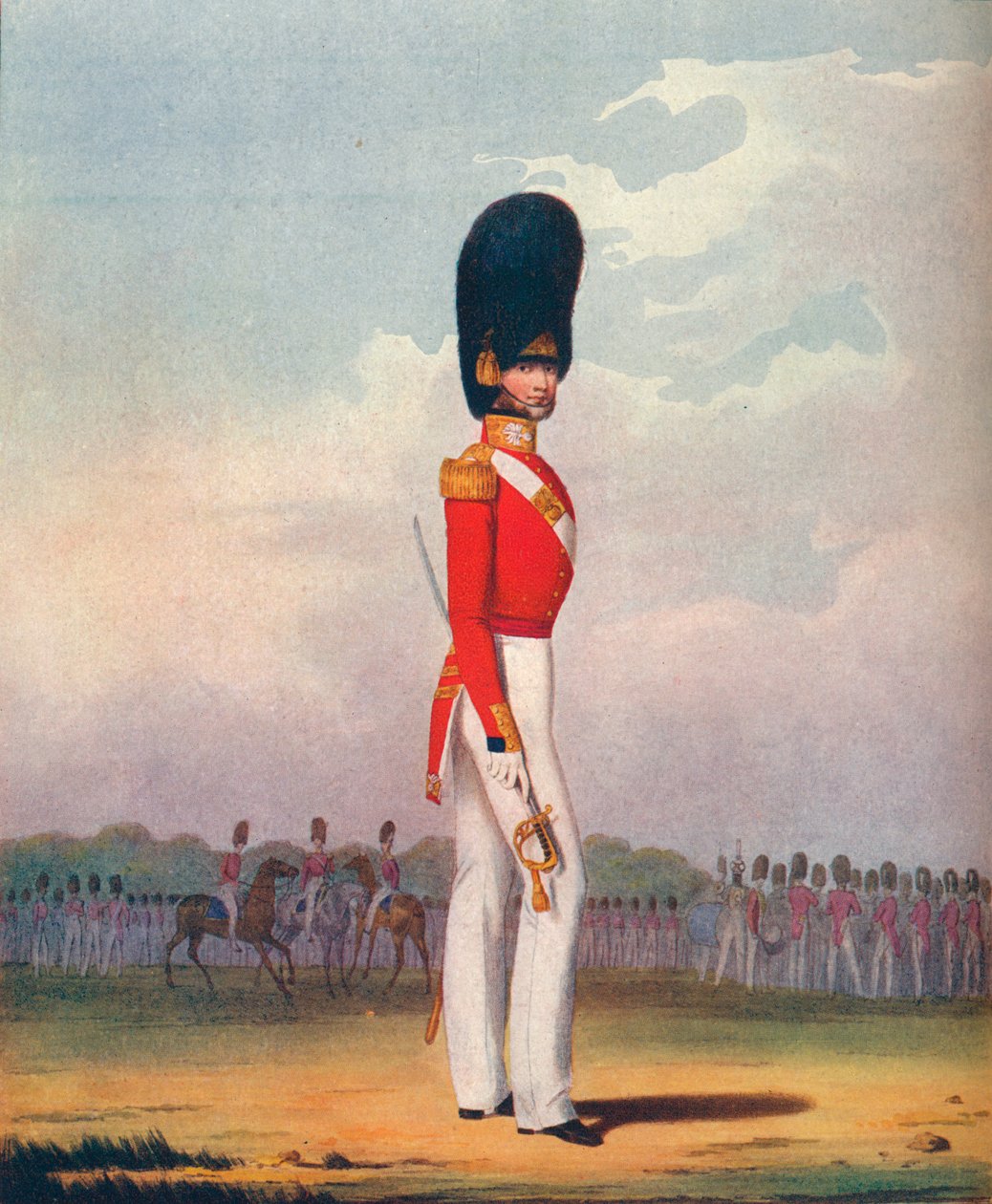 Oficial, Guardia de Granaderos, siglo XIX 1909 de Ralph Nevill