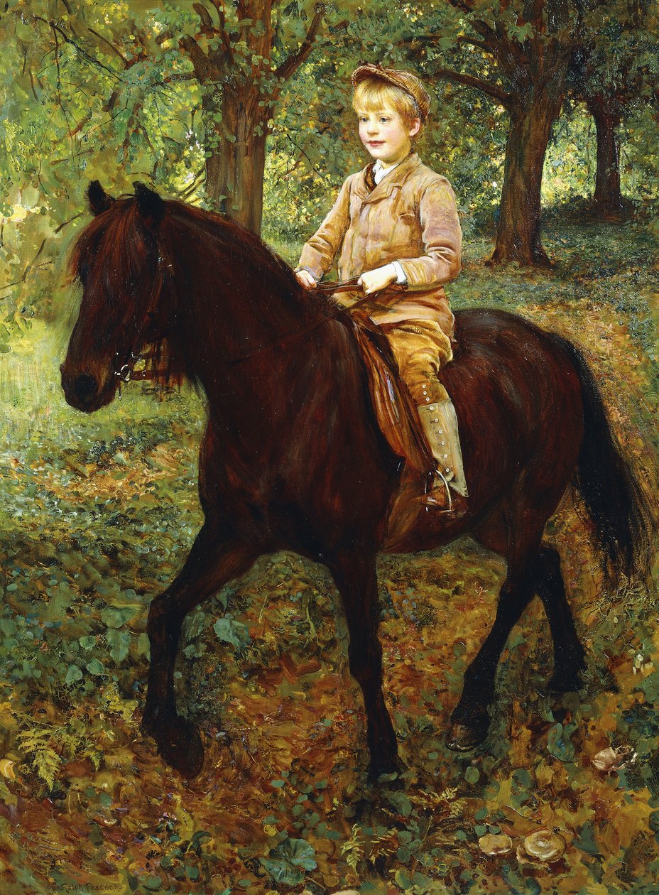 The Morning Ride (óleo sobre lienzo) de Ralph Peacock