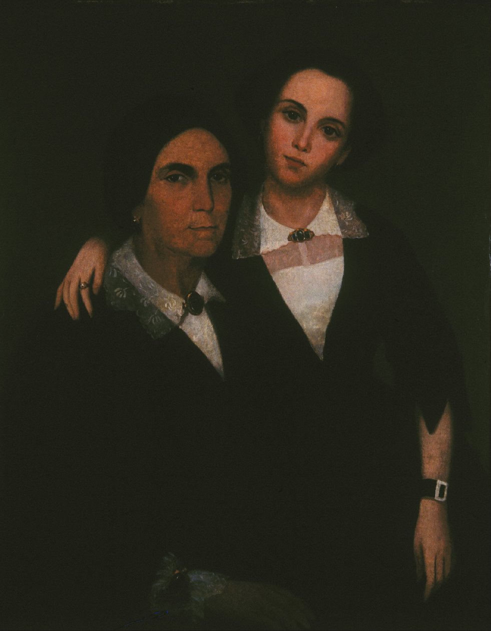 Sin título (Madre e hija del Sr. Buenaventura Valentín) de Ramón Atiles y Pérez