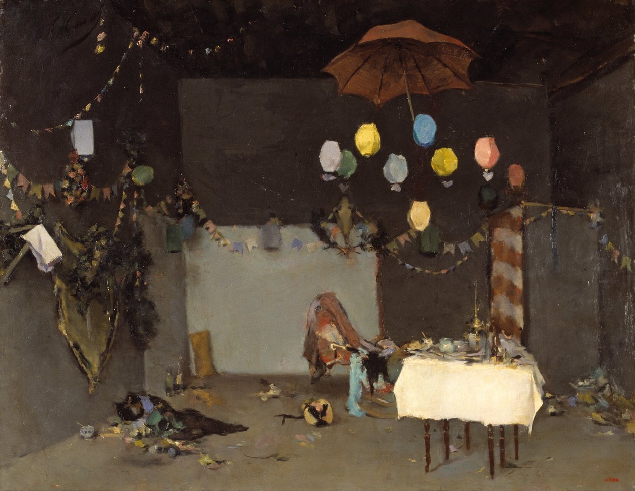 Interior del estudio de Ramon Casas i Carbo