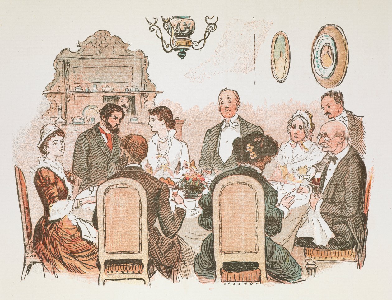 Una escena gastronómica. de Randolph Caldecott