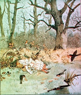 Niños en el bosque (balada) de Randolph Caldecott