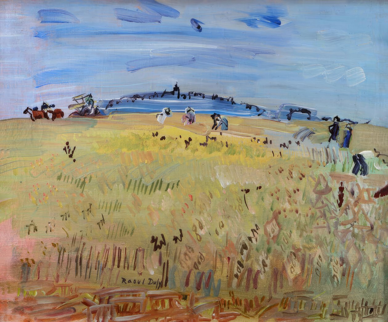 Vendimia en Langres de Raoul Dufy