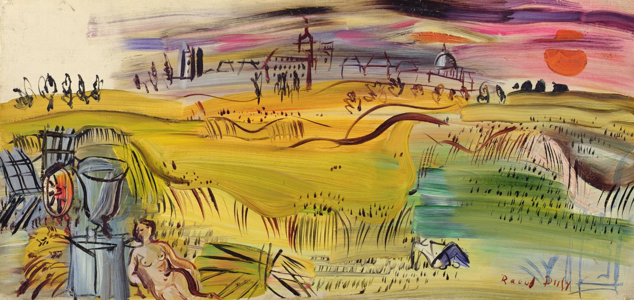 Vendimia en Langres de Raoul Dufy