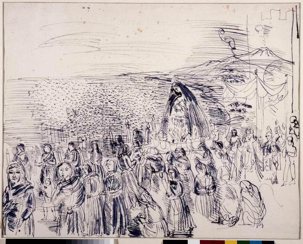 Procesión a Nápoles de Raoul Dufy