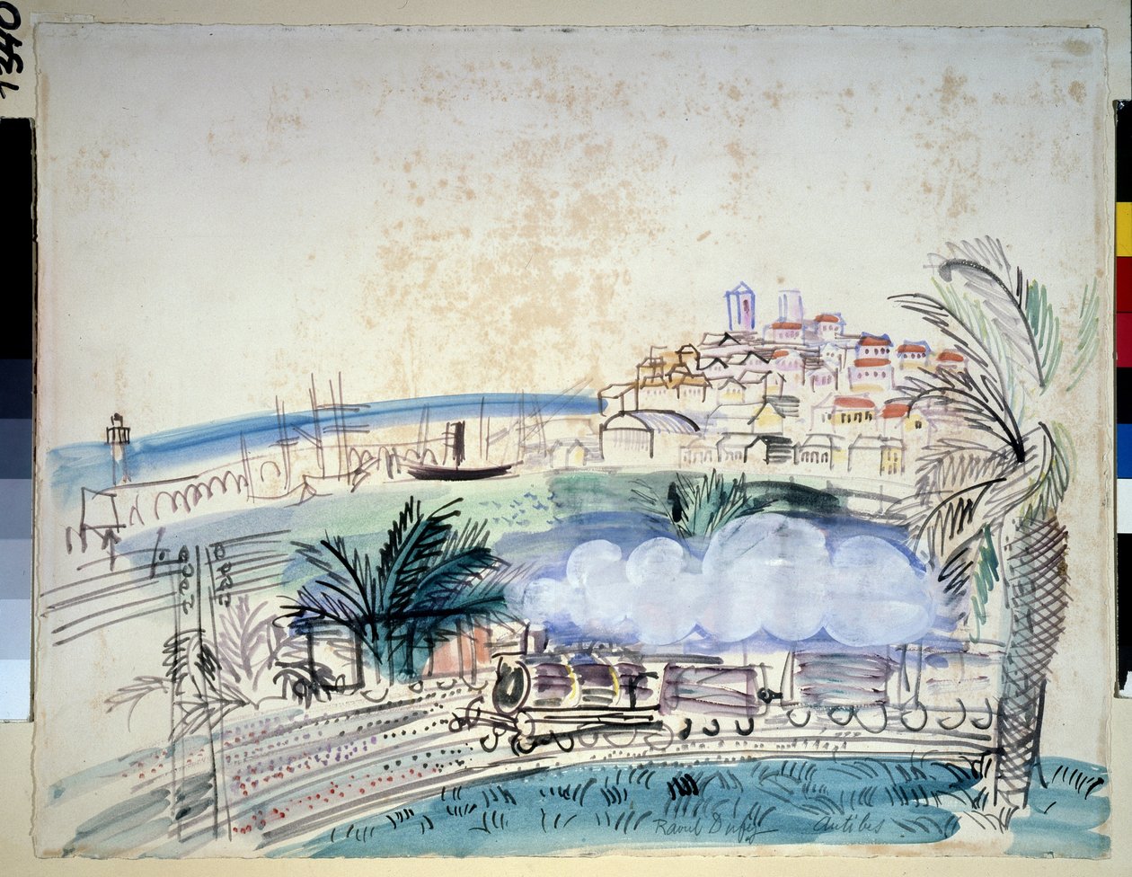 Ferrocarril Has Antibes de Raoul Dufy