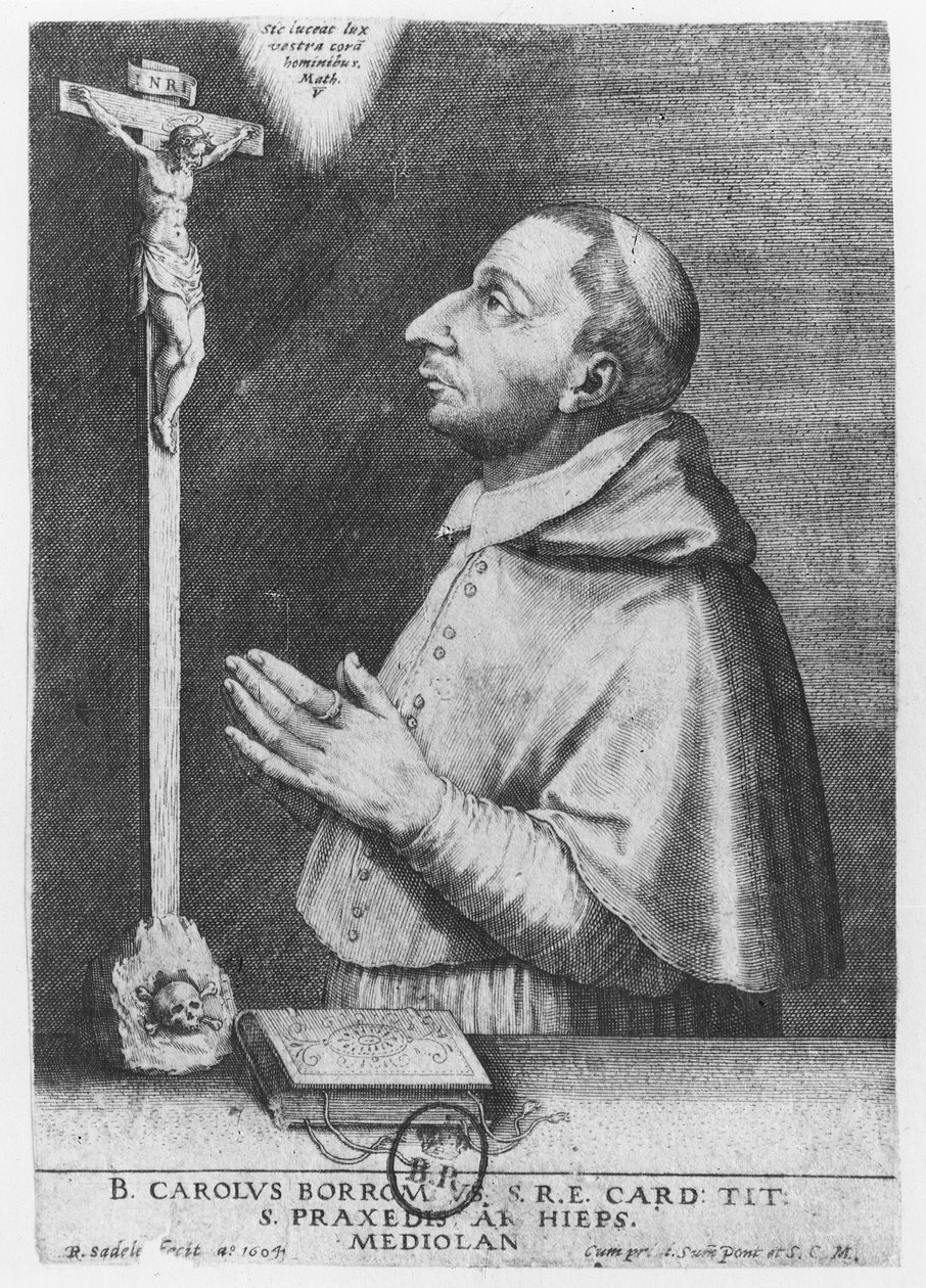 Carlos Borromeo de Raphael I Sadeler