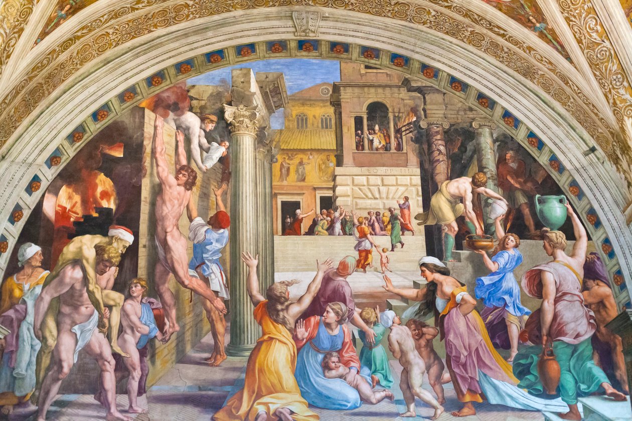 El fuego en el borgo de Raphael (1483 1520)