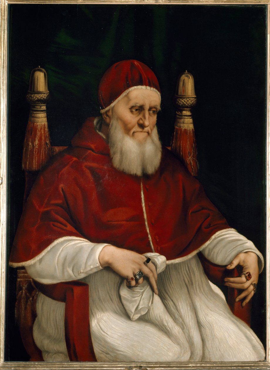 Retrato del Papa Julio II de Raphael