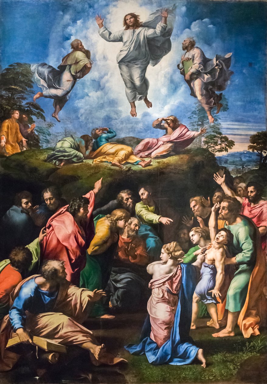 La Transfiguración (óleo sobre tabla) de Raphael (1483 1520)