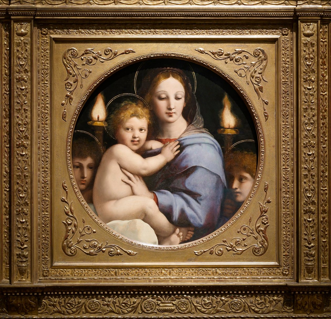 Madonna de la Candelabra, c.1513 de Raffaello Sanzio Raphael