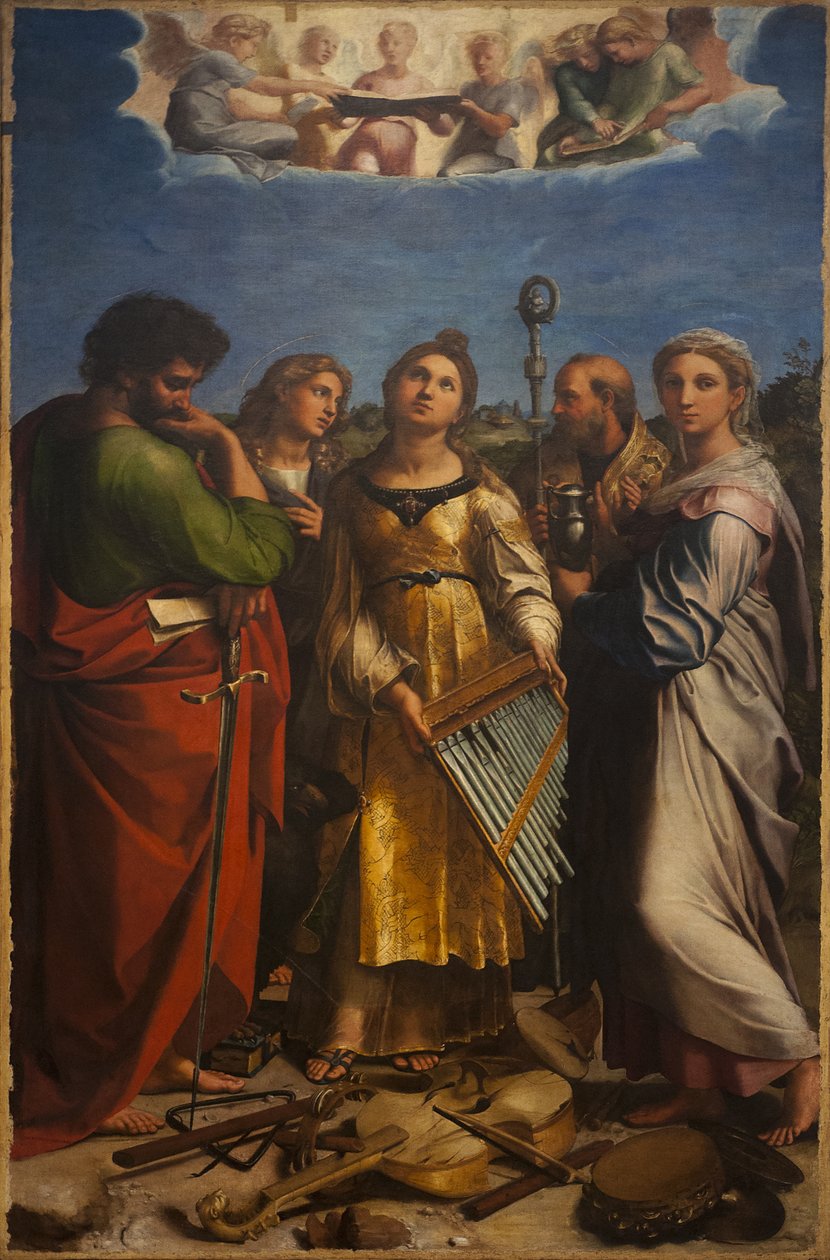 El éxtasis de Santa Cecilia de Raphael