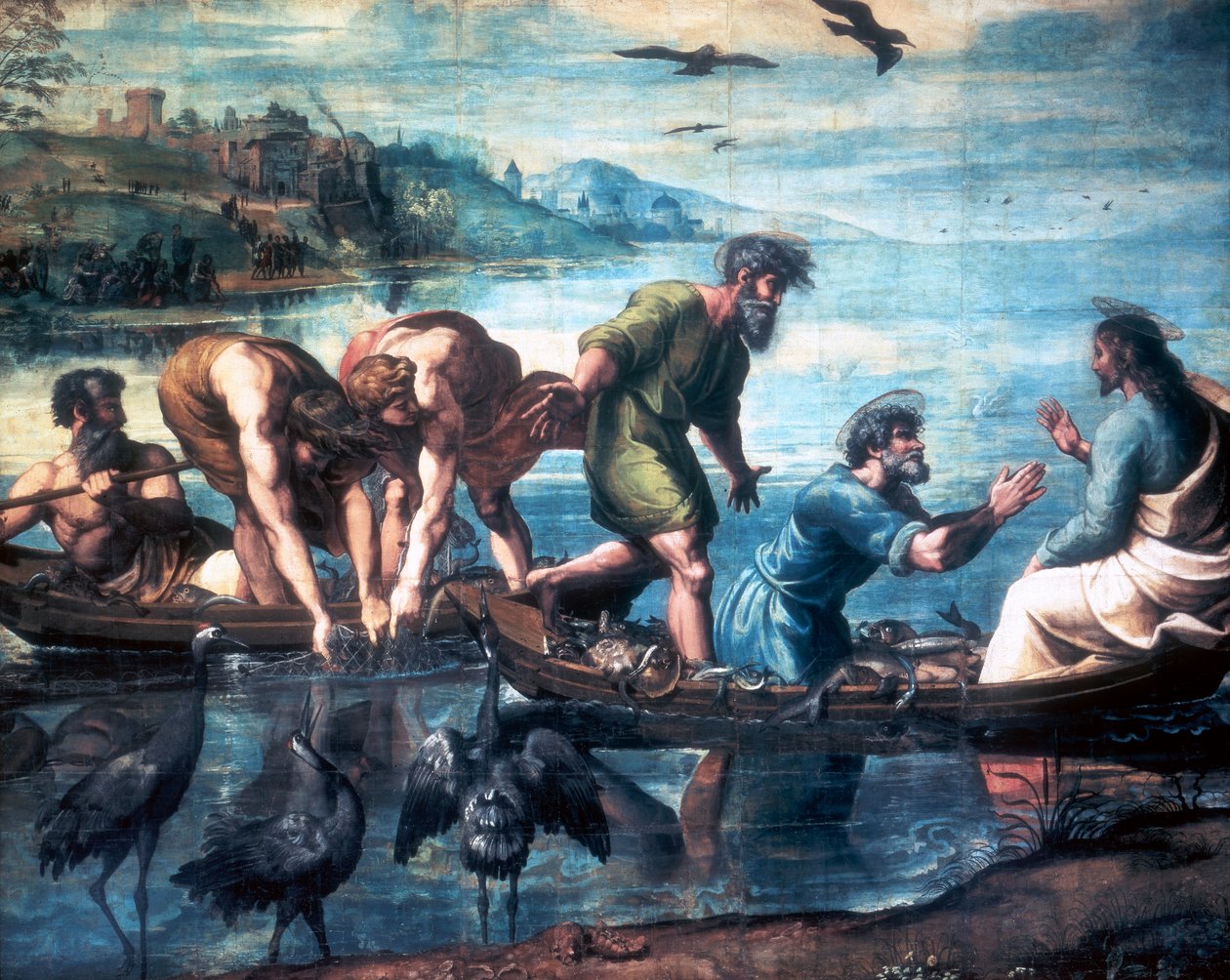 La Pesca Milagrosa, 1515 de Raphael