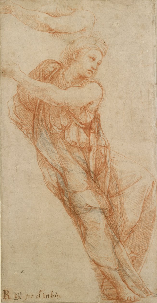 La Sibila Frigia, principios del siglo XVI de Raphael