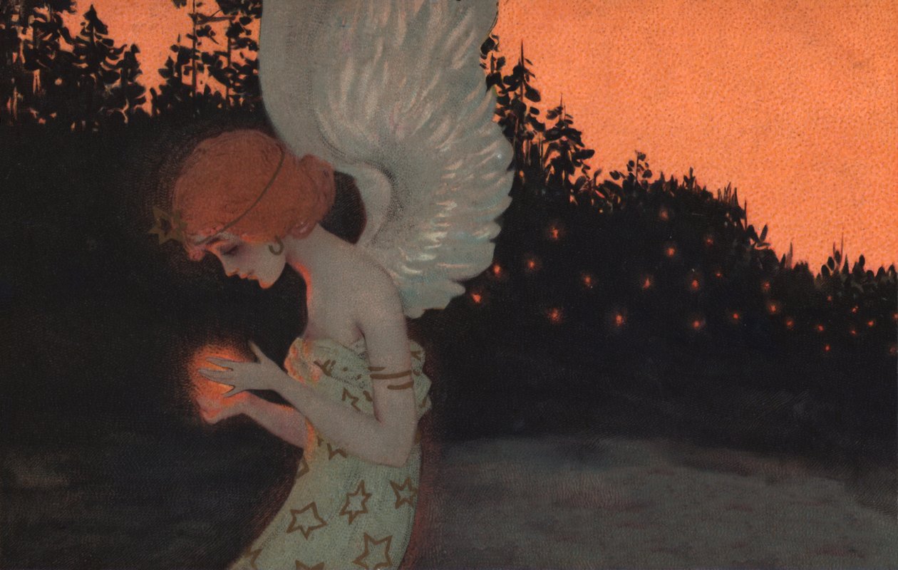 Ángel de Navidad de Raphael Kirchner