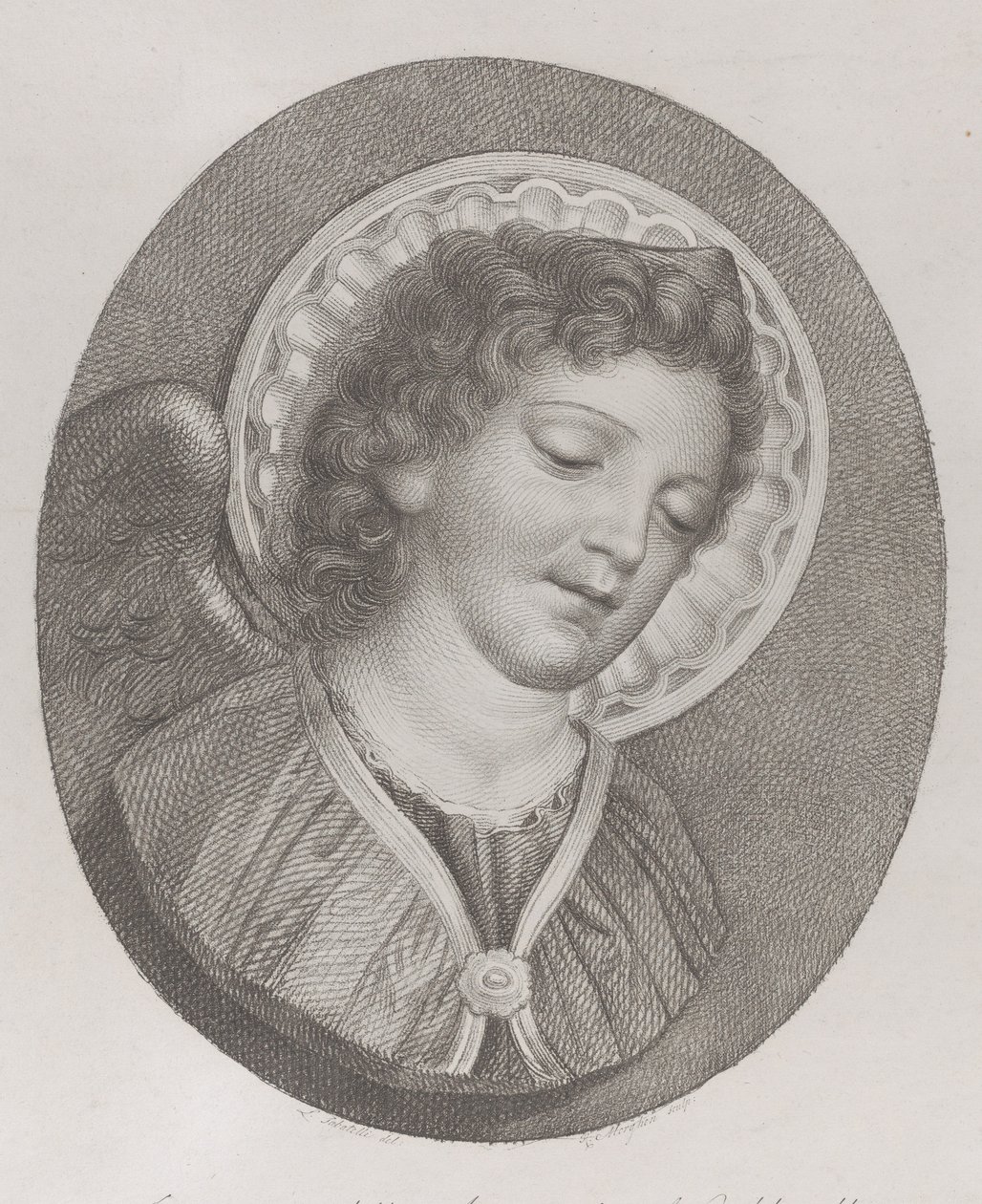 El Arcángel Gabriel de Raphael Morghen