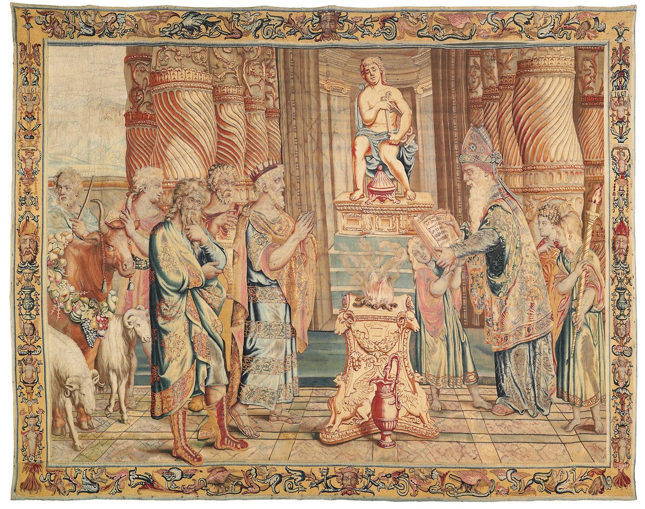 Tapiz mitológico, París, 1661 de Raphael de la Planche