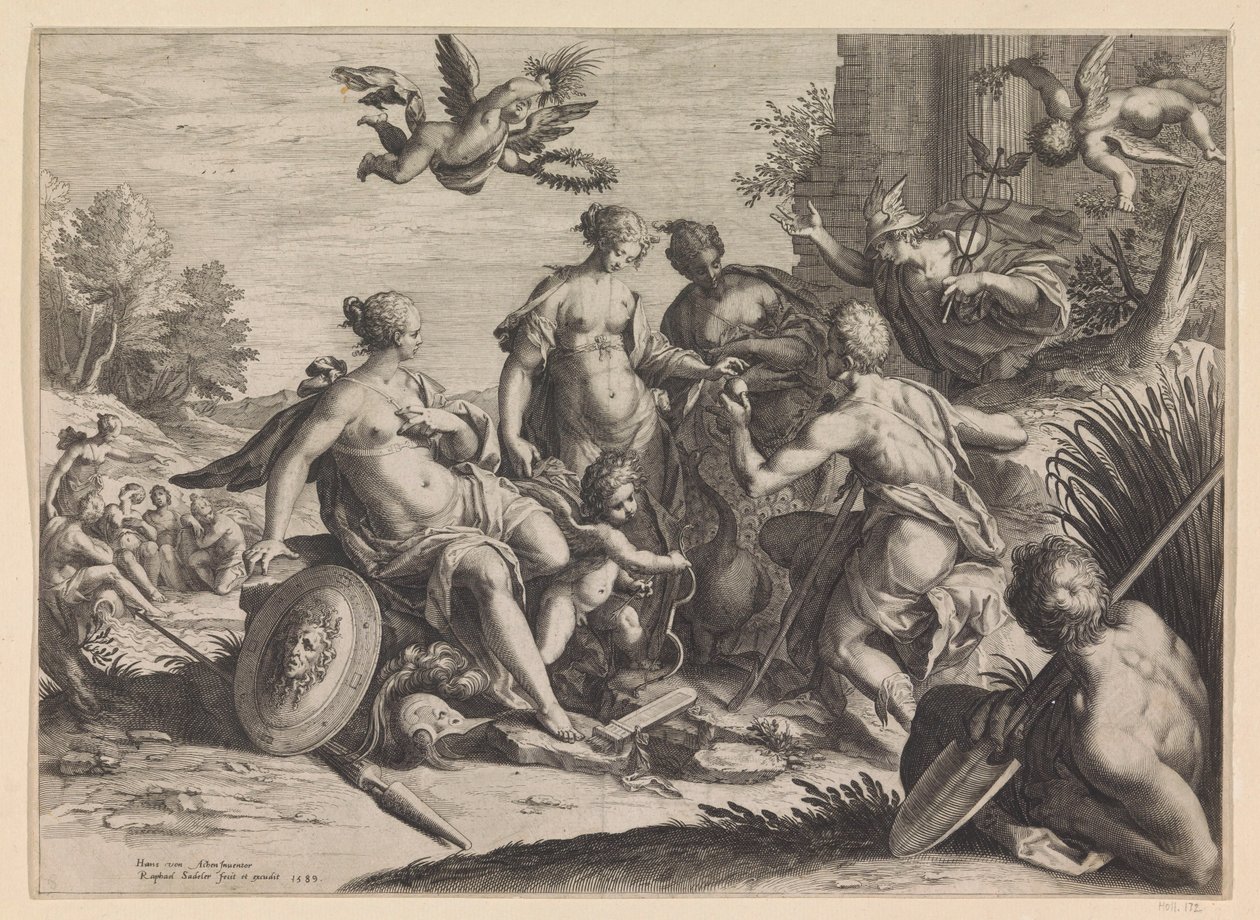 Sentencia de París de Raphaël Sadeler (I)