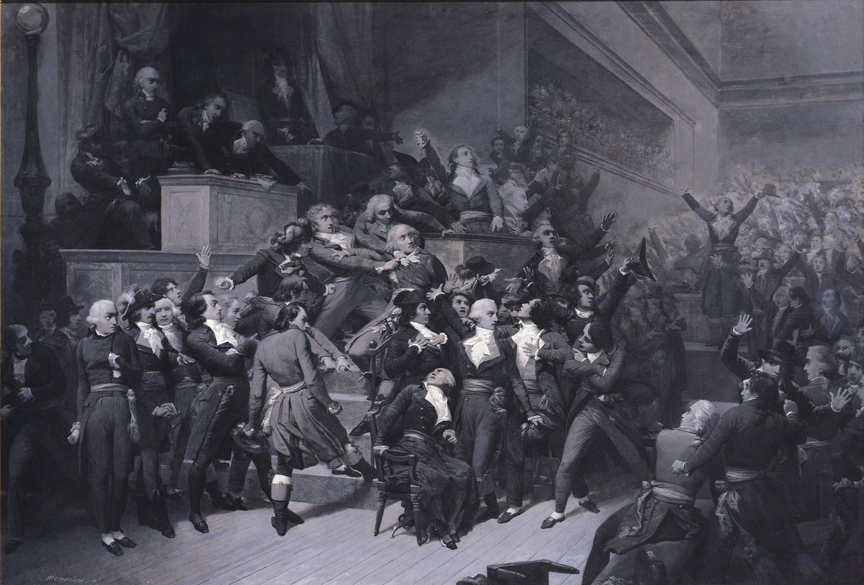 El Noveno Termidor, c.1840 de Raymond Quinsac Monvoisin