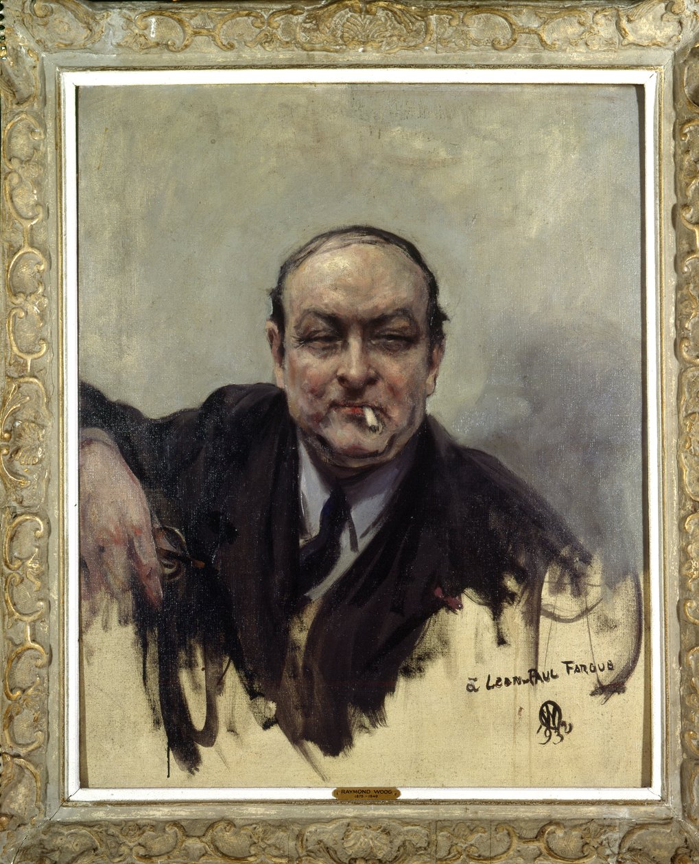 Retrato de Leon Paul Fargue de Raymond Woog