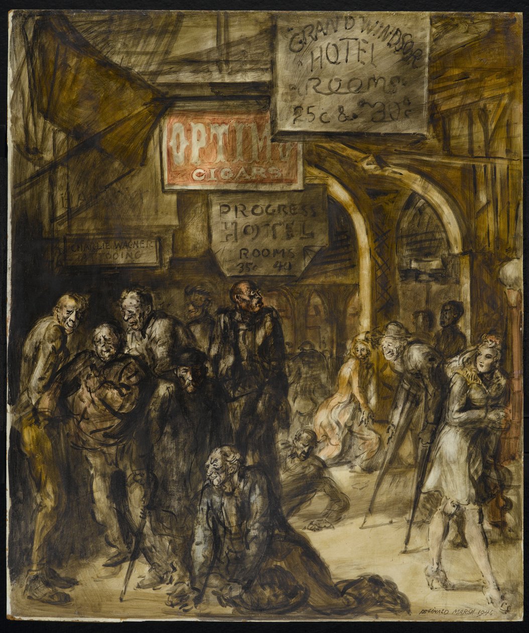 Hotel Grand Windsor de Reginald Marsh