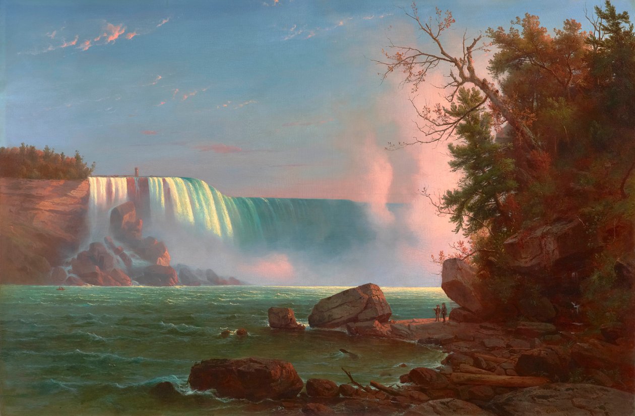 Cataratas del Niágara 1855 (Óleo sobre lienzo) de Regis Francis Gignoux