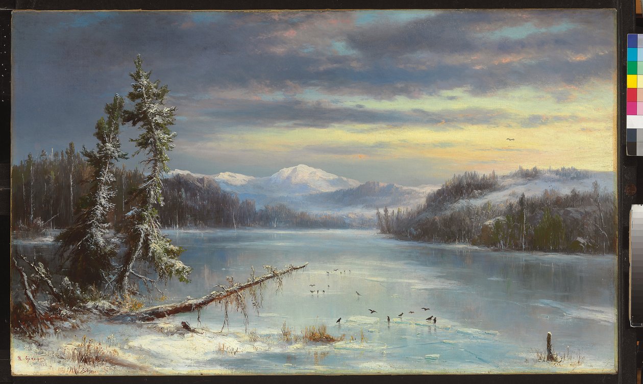 Paisaje nevado de Regis Francis Gignoux