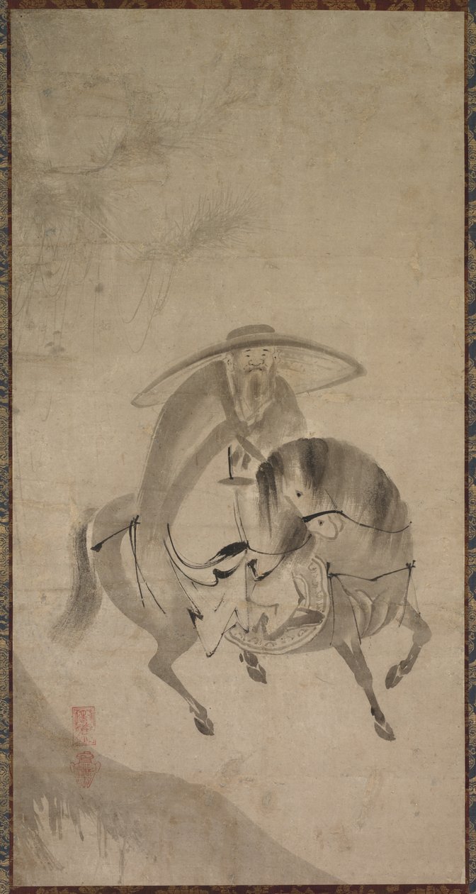 Su Dongpo montando un burro de Reietsu