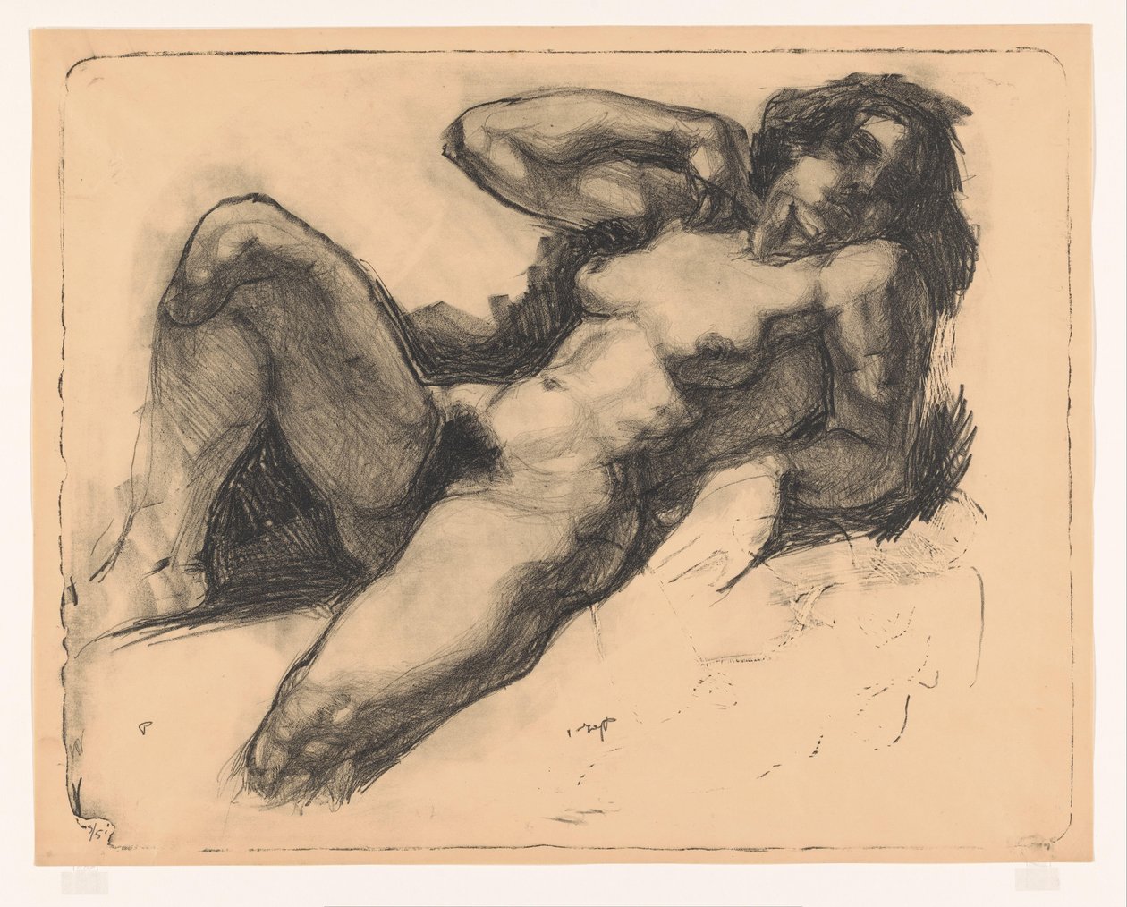 Mujer desnuda recostada de Reijer Stolk