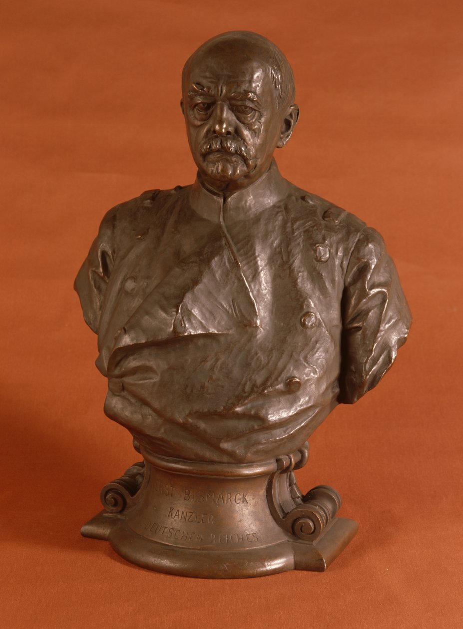 Otto von Bismarck, 1886 (bronce) de Reinhold Begas