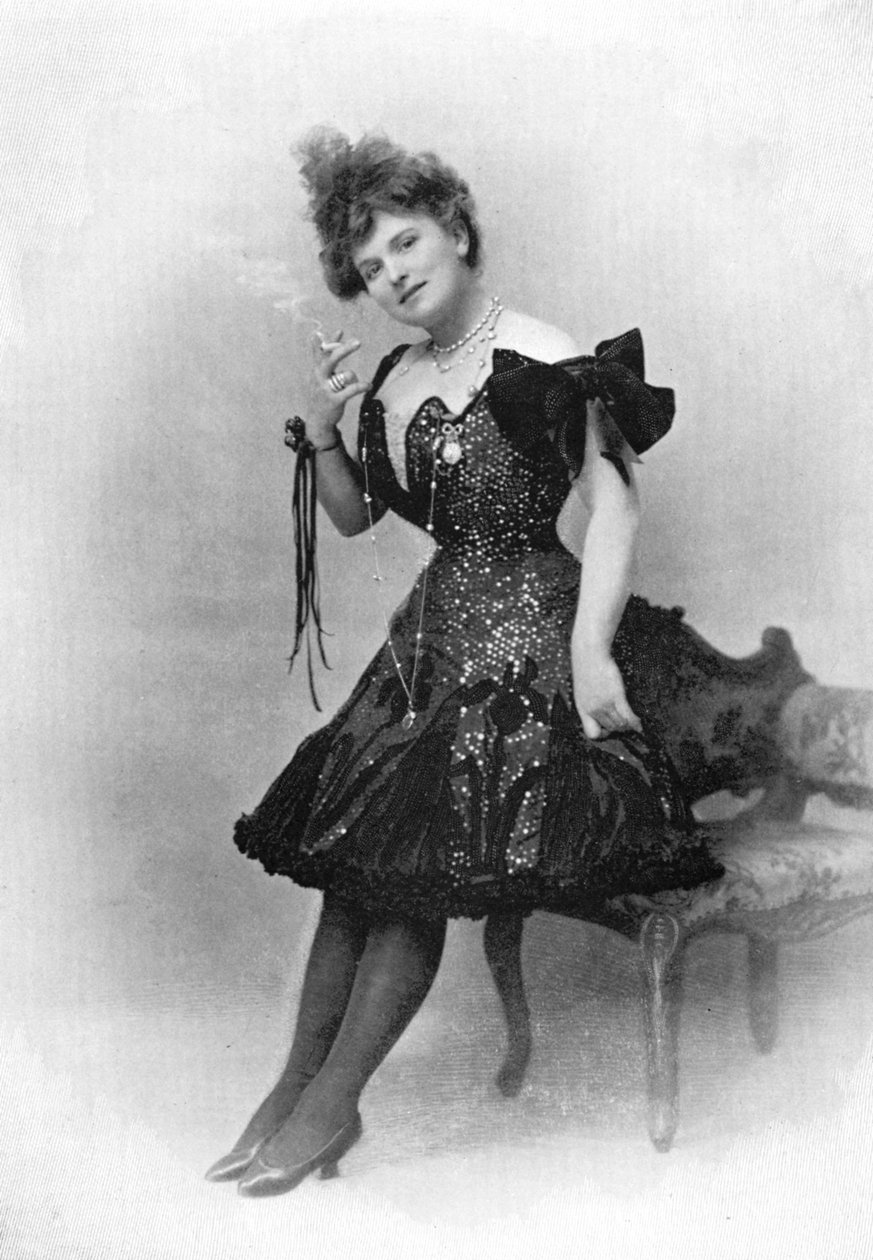 Nina Martino, actriz italiana, 1902-1903 de Reinhold Thiele
