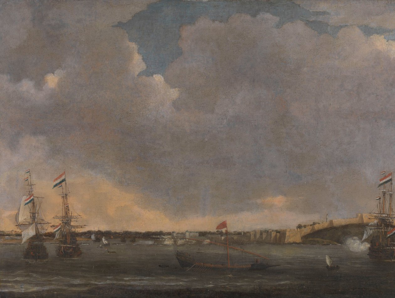 Vista de Trípoli de Reinier Nooms (signed by artist)