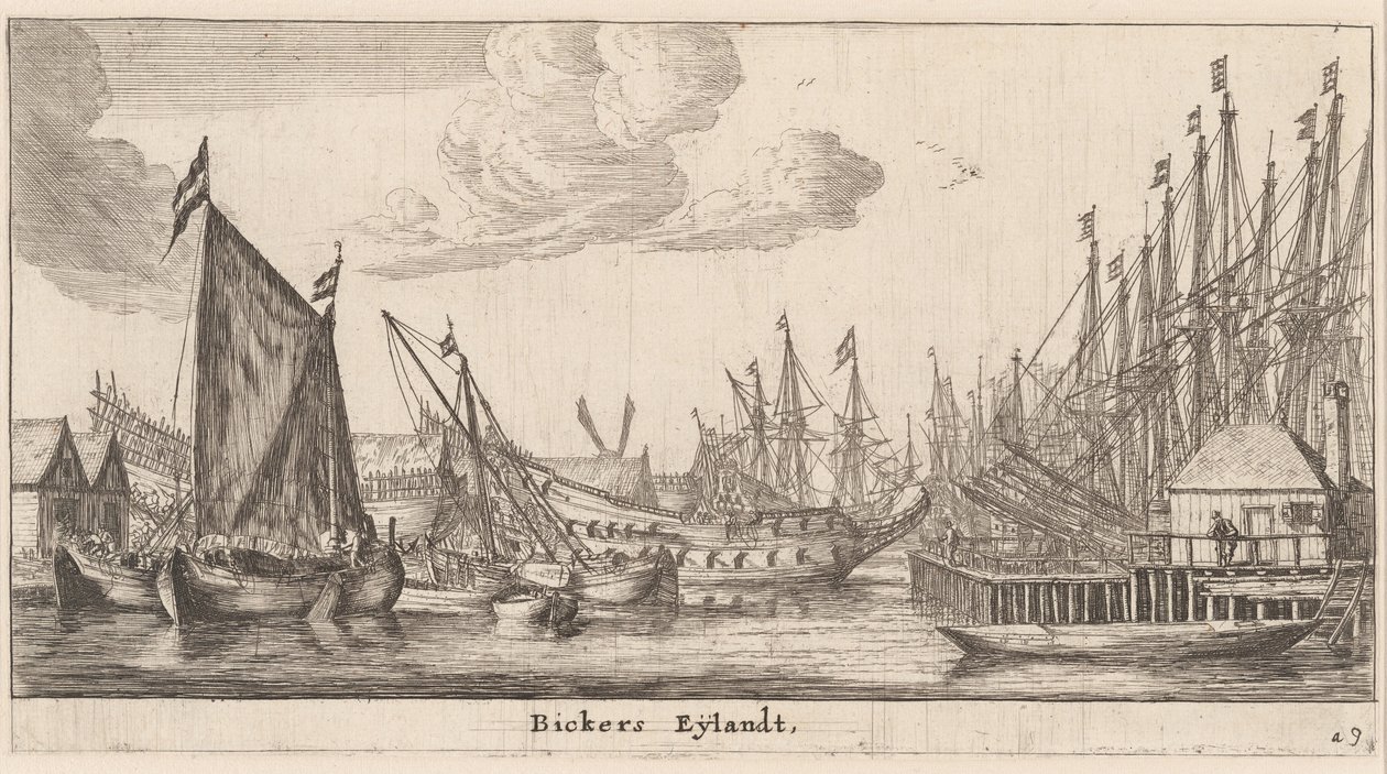 Isla de Bicker, Ámsterdam de Reinier Nooms, called Zeeman