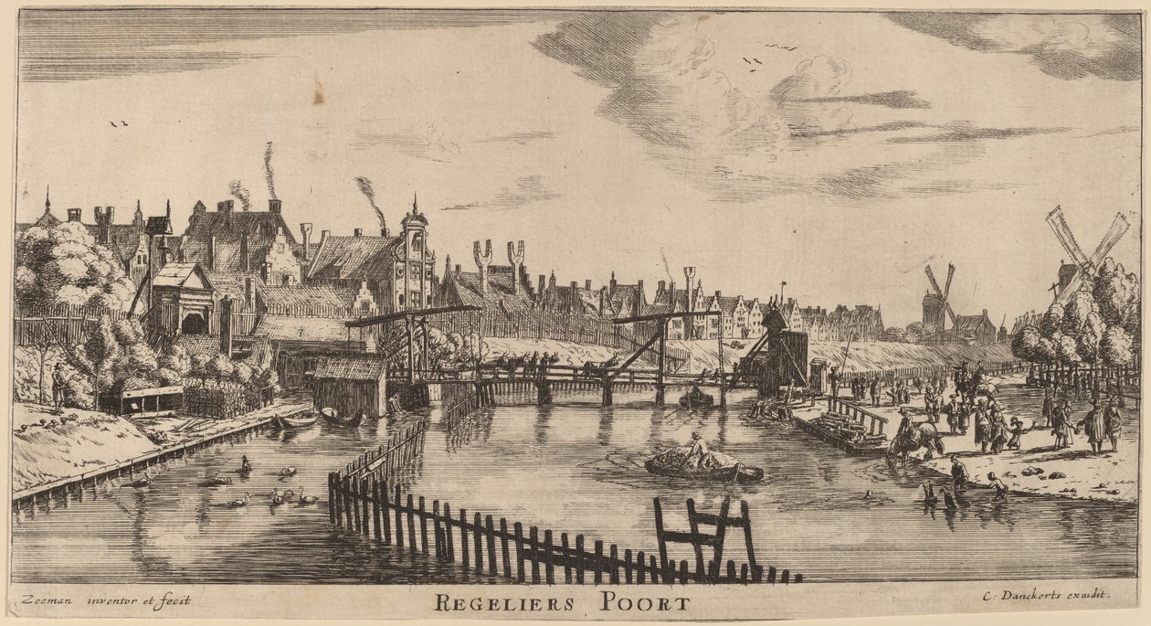 Puerta de Reguliers (Regeliers Poort) de Reinier Nooms, called Zeeman