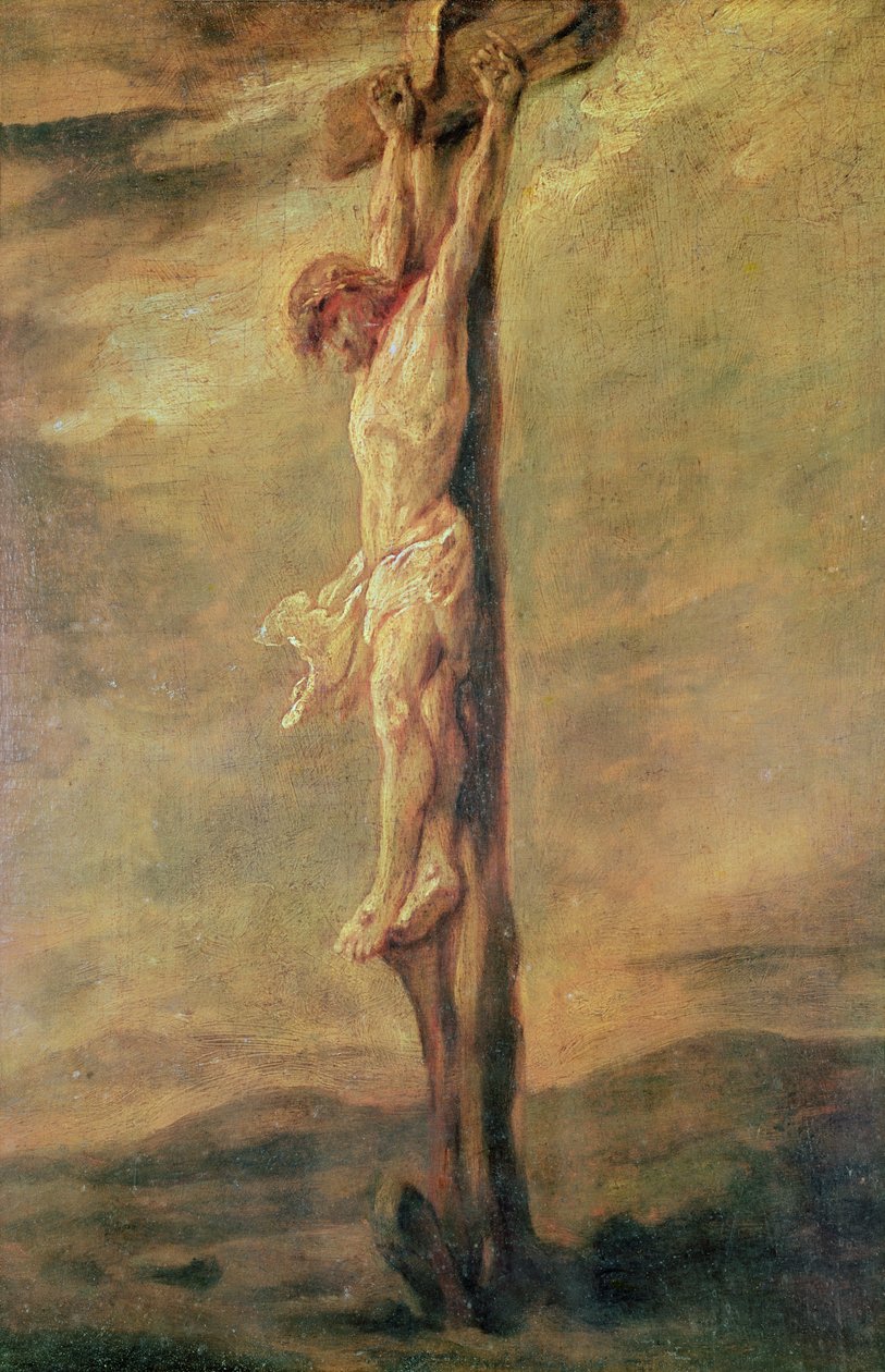Cristo en la cruz, c.1646 de Rembrandt van Rijn