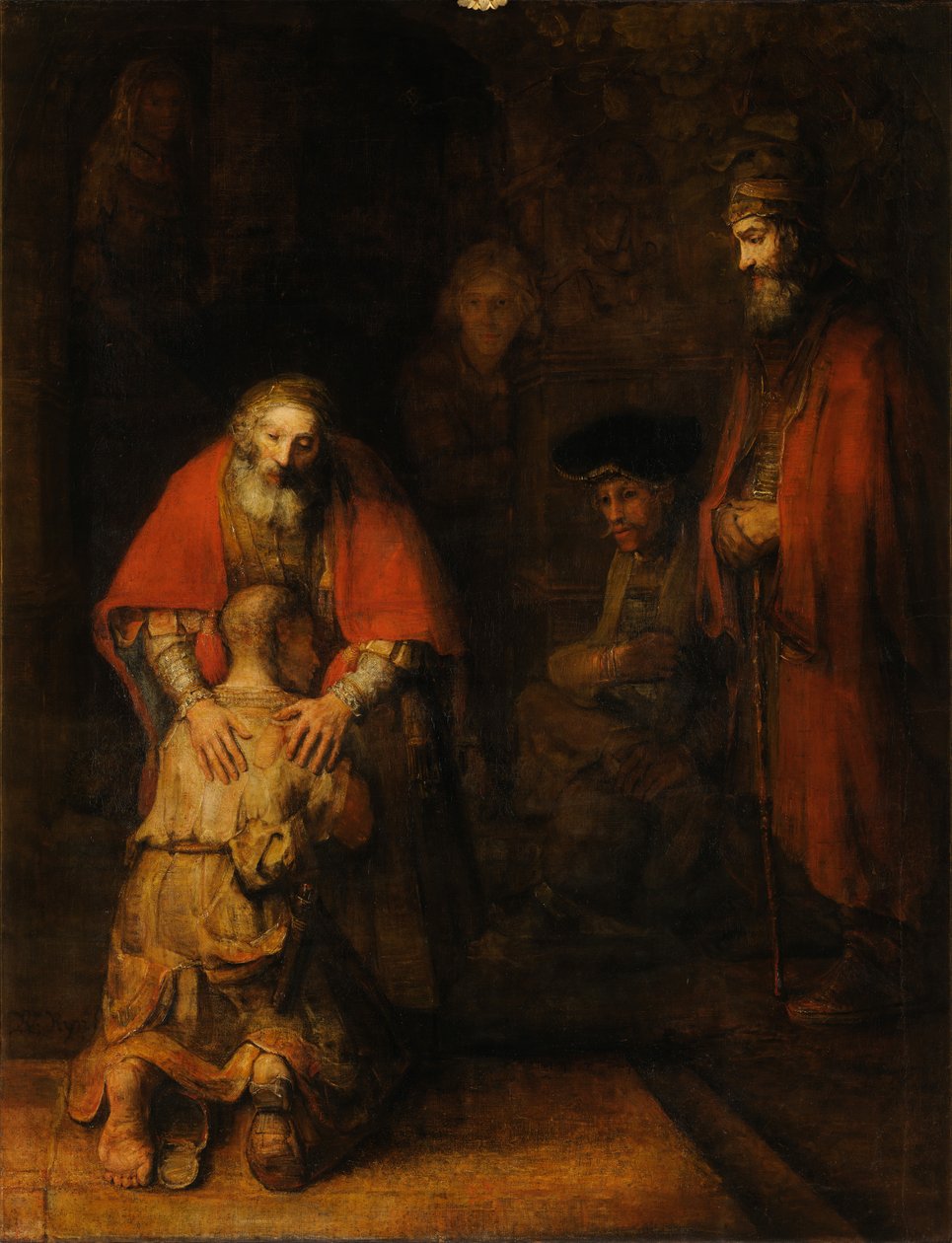 El regreso del hijo pródigo de Rembrandt van Rijn