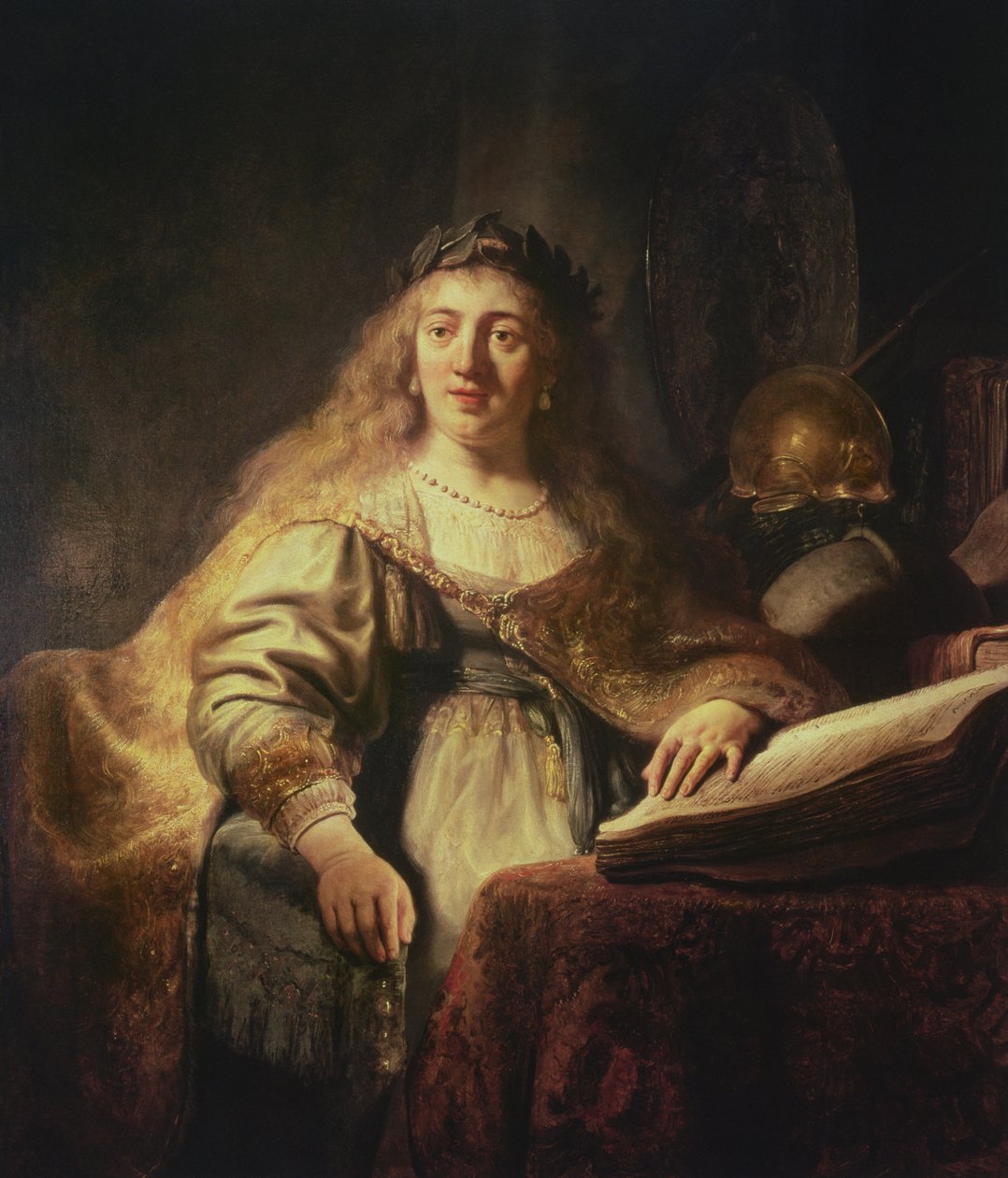 Saskia como Minerva de Rembrandt van Rijn