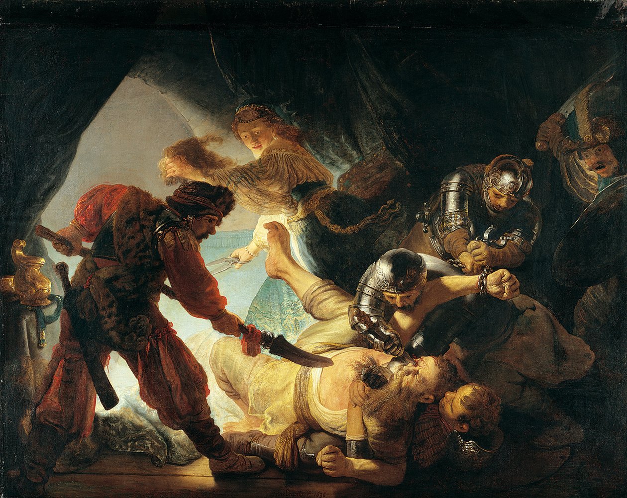 El cegamiento de Sansón de Rembrandt van Rijn