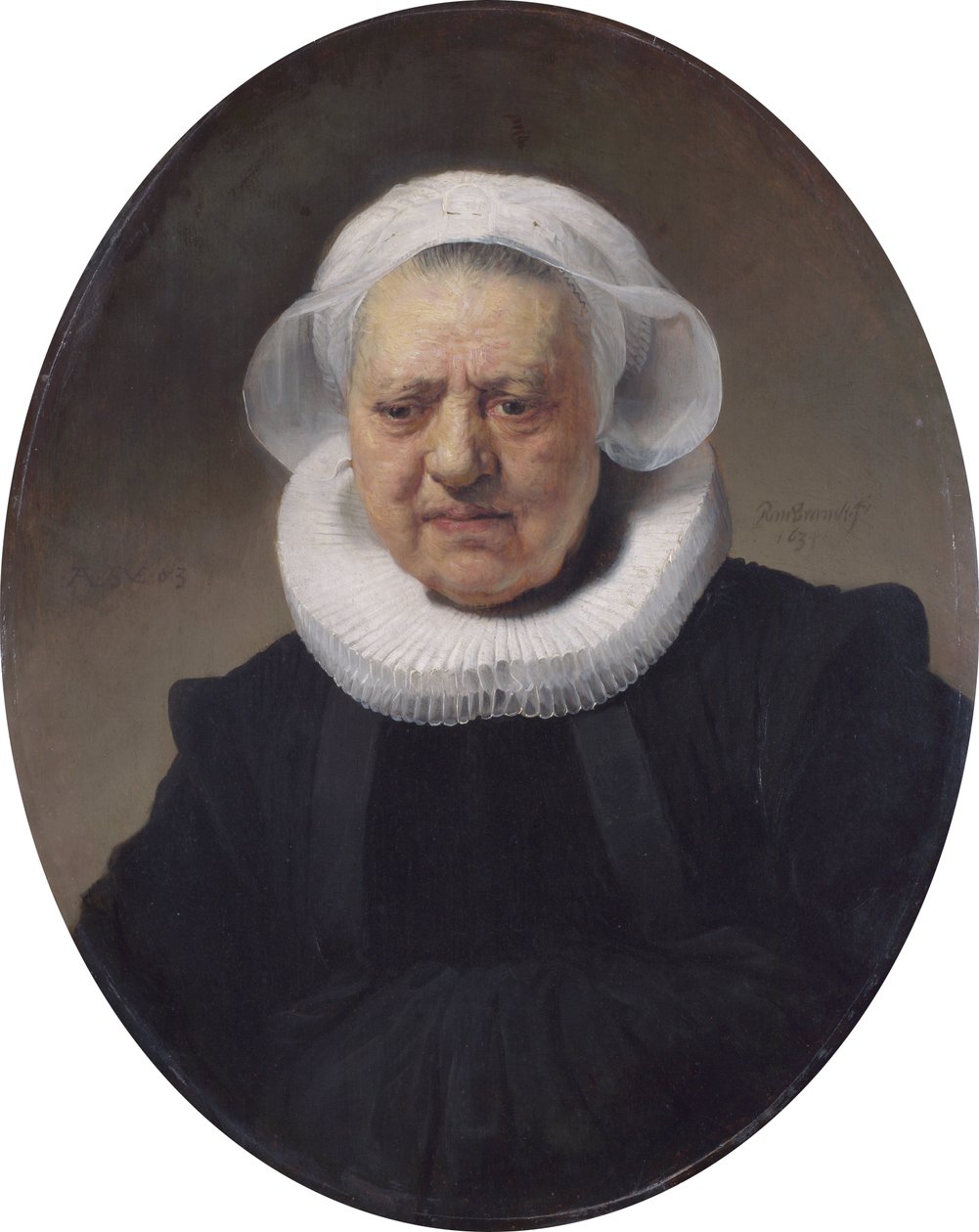 Retrato de Aechje Claesdr. Pesser de Rembrandt van Rijn