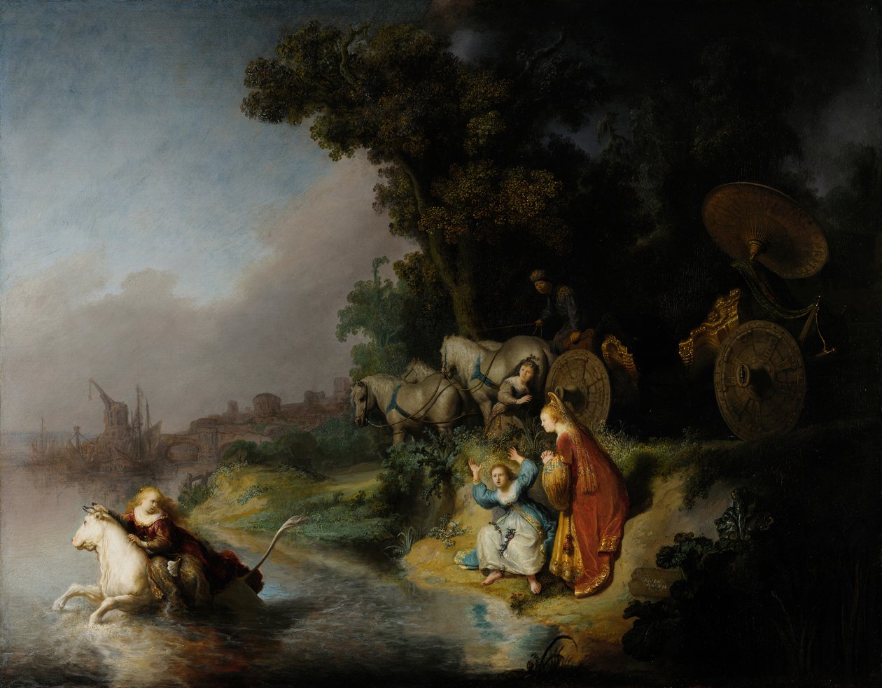 El secuestro de Europa de Rembrandt