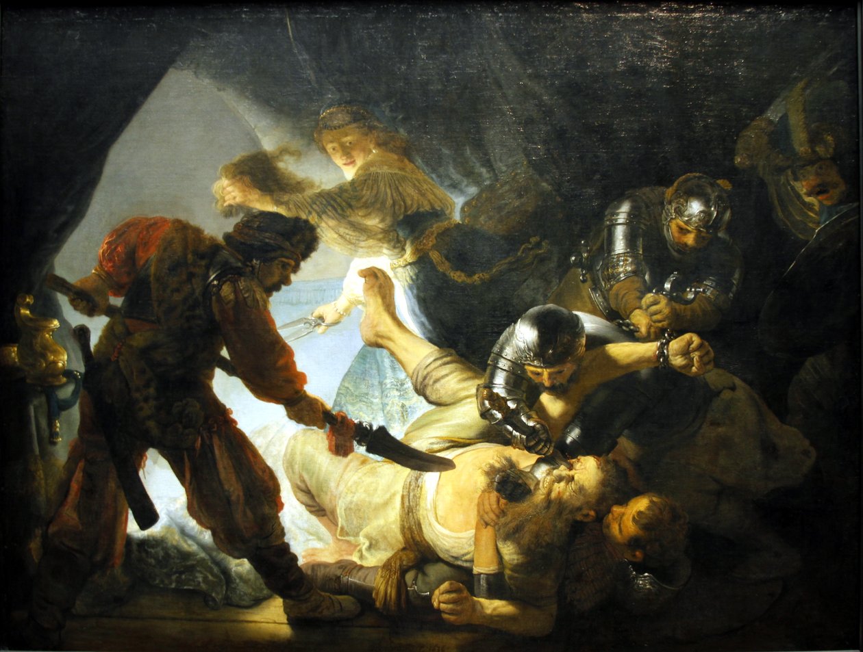 El cegamiento de Sansón de Rembrandt