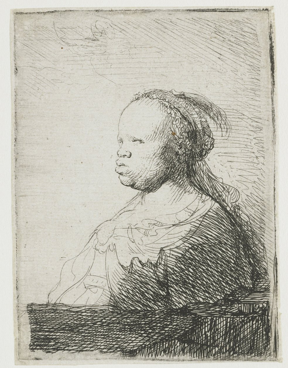 Mujer africana, 1628-32 de Rembrandt van Rijn