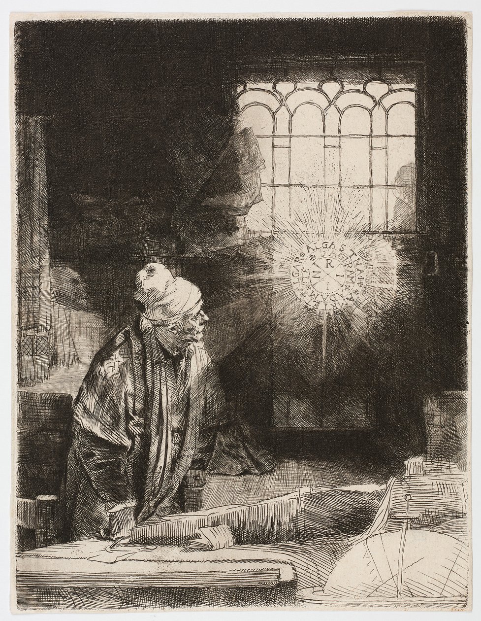 Doctor Fausto de Rembrandt Harmensz. van Rijn